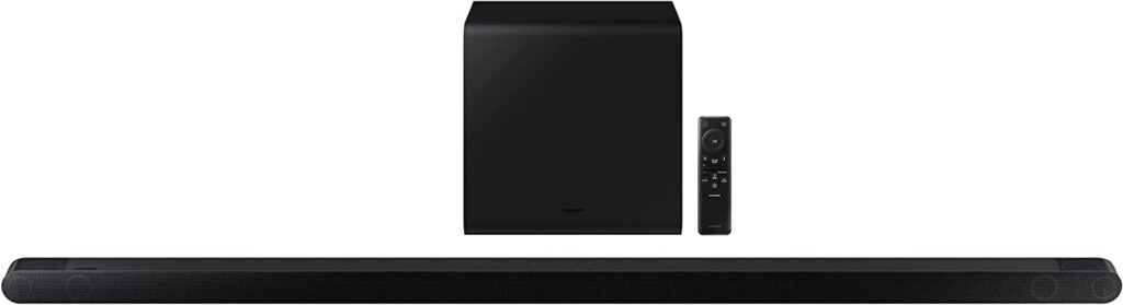Samsung HW-S800B/ZA 3.2.1ch Soundbar w/ Wireless Dolby Atmos DTS Virtual:X, Ultra Slim Design, Q Symphony, SpaceFit Sound, Airplay 2, Game Pro Mode, Alexa Built-In – Black (Renewed)