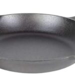 Lodge Chef Collection 10″ Pre-Seasoned Cast Iron Skillet – Kitchen Essential for Frying & Searing