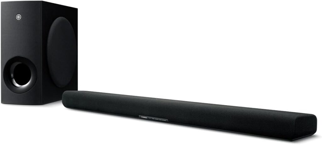YAMAHA SR-B40A Dolby Atmos Sound Bar with Wireless Subwoofer (Black) (Renewed)