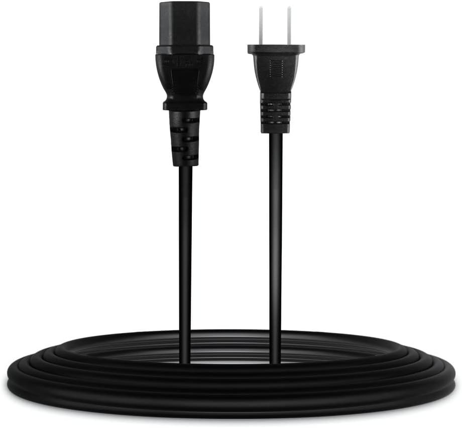 New AC in Power Cord Outlet Socket Cable Plug Lead Compatible with Pyle Pro PT628A PylePro 400-Watt 5.1 Channel Home Theater System