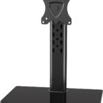 MOUNT PRO Single Monitor Stand Fits Max 32 inch Screen, Free-Standing Computer Desk Stand, Display Mount with Height Adjustable, Swivel, Tilt, Rotation, VESA Monitor Stand 100×100