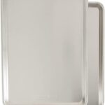Nordic Ware Naturals Half Sheet – USA Made Aluminum Commercial Quality Sheet Pan for Baking or Roasting, Encapsulated Galvanized Steel Rim Prevents Warping, 2-Pack