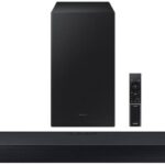Samsung Soundbar 3.1Ch 340W with Wireless Subwoofer HDMI eARC Dolby Atmos Black HW-Q6CC (Renewed)