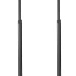 SANUS Adjustable Height Wireless Speaker Stands Designed for SONOS ONE (Black)