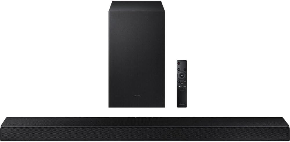 Samsung 3.1ch A650 A Series Soundbar – Dolby 5.1/ DTS Virtual: X (HW-A650, 2021 Model)