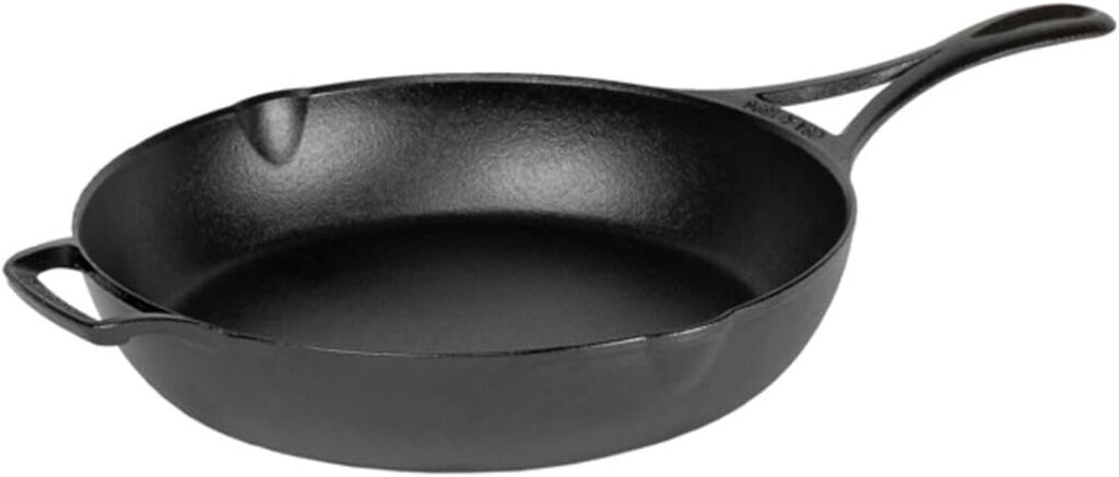 Lodge Blacklock 10.25″ Triple Seasoned Cast Iron Skillet – Lightweight – Easy Cleanup – Premium Cookware