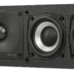 Polk Monitor XT35 Slim Center Channel Speaker – Hi-Res Audio Certified, Dolby Atmos & DTS:X Compatible, 1″ Terylene Tweeter & Four 3″ Dynamically Balanced Woofer, Wall-Mountable, Midnight Black