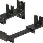 Adjustable Soundbar Wall Mount, Universal Sound Bar Bracket for Mounting Under TV, Compatible with SONOS Samsung LG VIZIO Bose ROKU Soundbar, Black