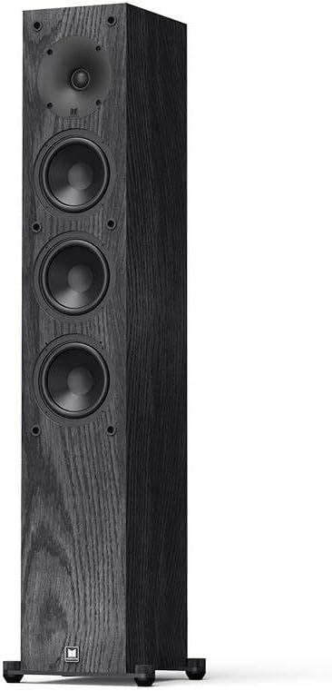 Monoprice Monolith T4 Tower Speaker – Powerful Woofers, Punchy Bass, High Performance Audio, for Home Theater System – Audition Series