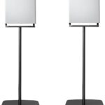 Speaker Stands Pair for Sony HT-A9M2 Home Theater Surround Sound System Audio Metal Support Floor Bracket