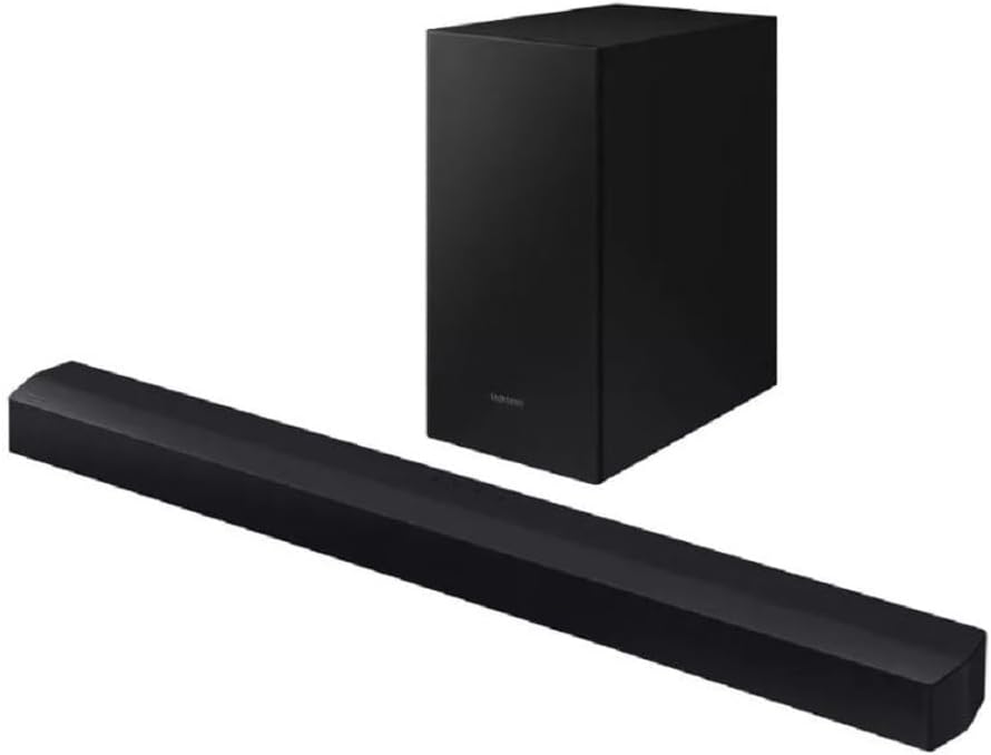 Samsung 2.1Ch 210W Soundbar with Wireless Subwoofer – Black HW-C43M (Renewed)
