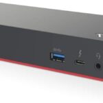 Lenovo ThinkPad Thunderbolt 3 Dock Gen 2 135W (40AN0135) Dual UHD 4K Display Capability, 2 HDMI, 2 DP, USB-C, USB 3.1 with 3 Years Warranty Card
