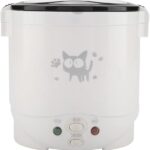 Mini Rice Cooker 1L, Portable Electric Food Steamer for Car Travel Camping – Fast Automatic Cooking Lunch Box with 12V