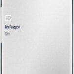 WD My Passport Slim 2TB Portable Metal External Hard Drive USB 3.0 with Auto Backup