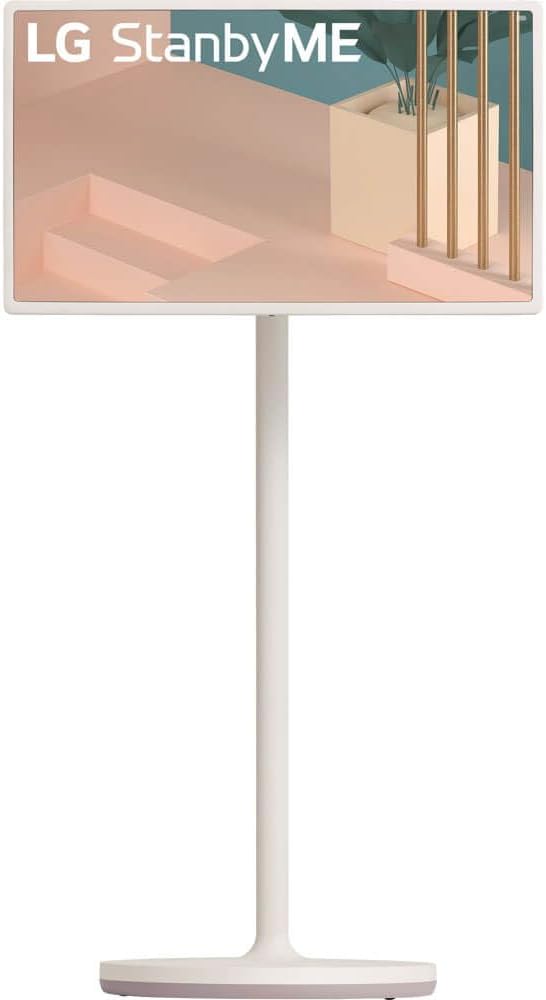 LG 27-Inch Class StanbyMe 1080p-Portable Touch-Screen-Monitor 27ART10AKPL, Built-in Battery, Full Swivel Rotation, 60Hz Refresh Rate, Calming Beige