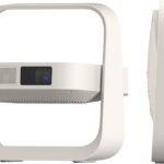 XGIMI Elfin Flip Plus Portable Projector, Google TV with Licensed Netflix, 500 ISO Lumens, 1080P Resolution Home Projector, Build-in Adjustable Stand, Lightweight and Compact Design, Screen Adaption