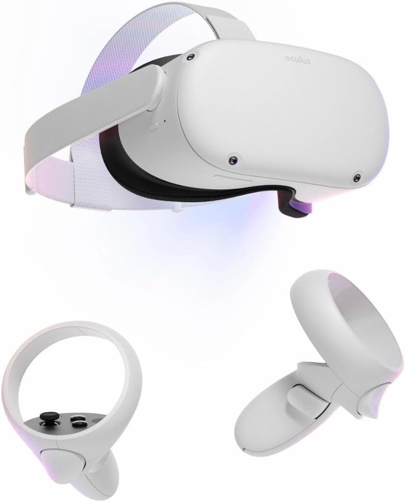Oculus Quest 2 VR Headset 256GB Set, White – Advanced All-in-One Virtual Reality Headset Cover Set