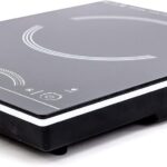 Avanti Portable Cooktop Electric Hot Plate Stove Top with Single Induction Burner, 6 Power Settings, Temperature Touch Control 140-460F Perfect for Campers & Tiny Homes, 1800-Watts, Black