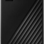 WD 2TB My Passport, Portable External Hard Drive, Black, backup software with defense against ransomware, and password protection, USB 3.1/USB 3.0 compatible – WDBYVG0020BBK-WESN