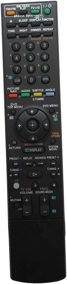 HCDZ Replacement Remote Control for Sony DAV-IS50 DAV-IS50B DAV-IS50BM DAV-IS50W HCD-IS50 DVD 5.1 Channel Home Theater System