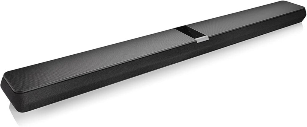 Bowers & Wilkins Panorama 3 Sound Bar with Subwoofer Built-In – 3.1.2 Channels, 13 Drivers, Dolby Atmos 3D Audio, Wireless Streaming, Alexa Built-in, AirPlay & Spotify Connect, Multiroom, Black