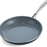 GreenPan Swift Healthy Ceramic Nonstick, 10″ Frying Pan Skillet, Stainless Steel Handle, PFAS-Free, Dishwasher Safe, Oven Safe, Black