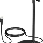 Aokeo USB Microphone, Gaming Microphone for PC with Volume Control Buttons for Recording,Podcasting,Streaming,YouTube,PS5 PS4 Mac Laptop