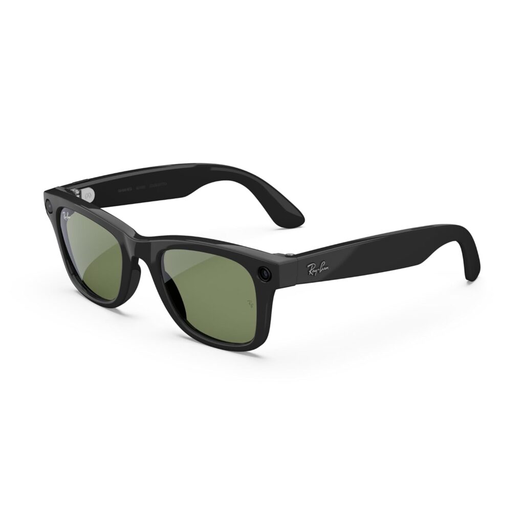Ray-Ban | Meta Wayfarer (Gen 2) – Shiny Black, Green lenses