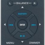 ALLIMITY RAX33-ZU49260 Replaced Remote Control Fit for Yamaha AV Audio Video Stereo Receiver RS202 R-S202 RS202D RS202BL R-S202BL R-S202D