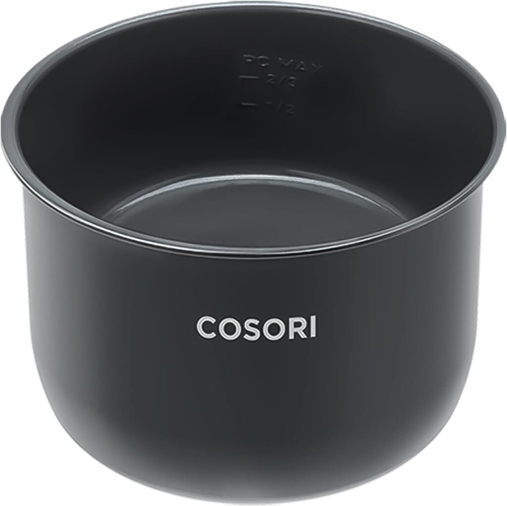 COSORI Pressure Cooker Inner Pot, Compatible with CMC-CO601-SUS Only, Ceramic, BPA-Free, Non-Stick, CRP-CO601IP-SUS