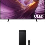 Samsung 65-Inch Class OLED 4K S85F Series, Vision AI Smart TV (2025 Model, 65S85F) Object Tracking Sound Lite w/Dolby Atmos + Samsung Q-Series Soundbar HW Q600F 3.1.2 ch Subwoofer (2025 Model)
