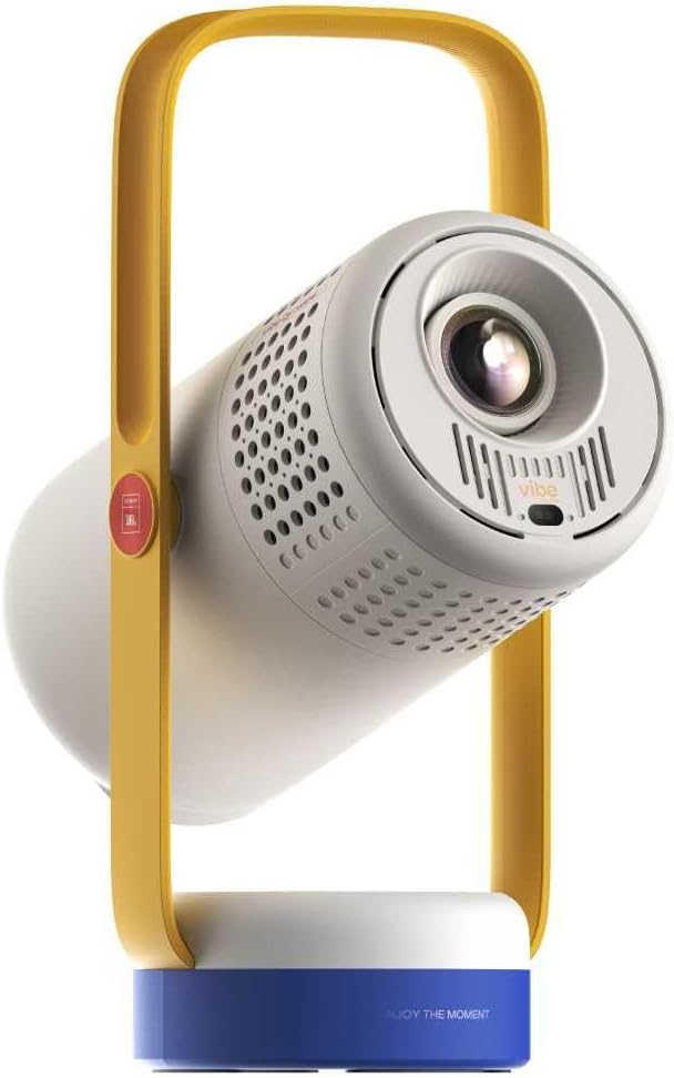 XGIMI Vibe One Mini 1080P Smart Portable Projector, Google TV With Licensed Netflix, Sound by JBL, Built-in Battery, Auto Focus Auto Keystone, HD Outdoor Movie Projector for Home(Blue Spark)