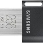 SAMSUNG MUF-256AB/AM FIT Plus 256GB – 300MB/s USB 3.1 Flash Drive, Gunmetal Gray