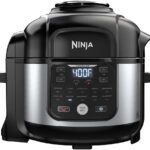 Ninja OS301/FD305CO Foodi 10-in-1 Pressure Cooker and Air Fryer with Nesting Broil Rack, 6.5-Quart Capacity, and a Stainless Finish (Renewed)