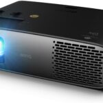 BenQ W4100i 4K HDR Smart Home Theater Projector, 3200 Lumens, 100% DCI-P3, Rec.709, Factory-Calibrated, Android TV with Netflix, 4-Way Lens Shift, HDR10+ & HLG Support, LED Long Lifespan