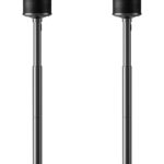 ELIVED Speaker Stands for Sonos Era 100 and Sonos One, One SL, Play:1, Height Adjustable 35″- 43.4″ Speaker Stands Pair, Surround Sound Speaker Stand with Cable Management, 11 LBS Loading, YD5036