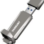 Vansuny 1TB USB Solid State Drive Up to 1000MB/s 3.2 Gen 2 Dual SSD USB A + Type C Portable External SSD for Android Phone Tablet Laptop MacBook PC