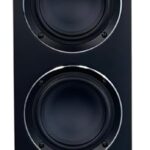 ELAC Uni-Fi Reference 3-Way 5-1/4″ Floor Standing Speaker, Oak or Walnut Tower Speaker for Home Theater and Stereo System, Black Baffle with Walnut Sides
