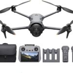 DJI Mavic 4 Pro Drone Fly More Combo (DJI RC 2) with 100MP Hasselblad Camera, Triple-Camera System, 6K/60fps HDR Video, 51-Min Flight Time, O4+ 30km Video Transmission, 0.1-Lux Night Vision