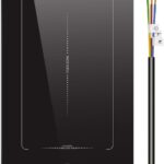 Noxton Double Induction Cooktop, 2 Burners Electric Cooktop, Upgraded Induction Stovetop with Flex Zone, Power Boost, 9 Power Levels, 3500W, Child Safety Lock, Timer, 220-240V Hard wire, 12 Inch