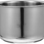 Operitacx 4 Cup/1.1L Uncooked Stainless Steel Rice Cooker Inner Pot, Non-stick Rice Cooker Pot Replacement Compatible with Multi-, Polished Surface