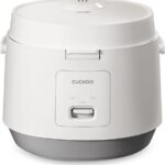 CUCKOO Basic Rice Cooker 10-Cup Uncooked / 20-Cup Cooked, Large Rice Maker and Warmer with Nonstick Inner Pot, Easy to Use with Auto Keep Warm, Includes Steam Tray, White (CR-1095)