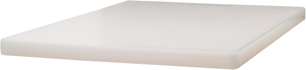 Winco Heavy-Duty Plastic Cutting Board, 15″ x 20″ x 1″, White