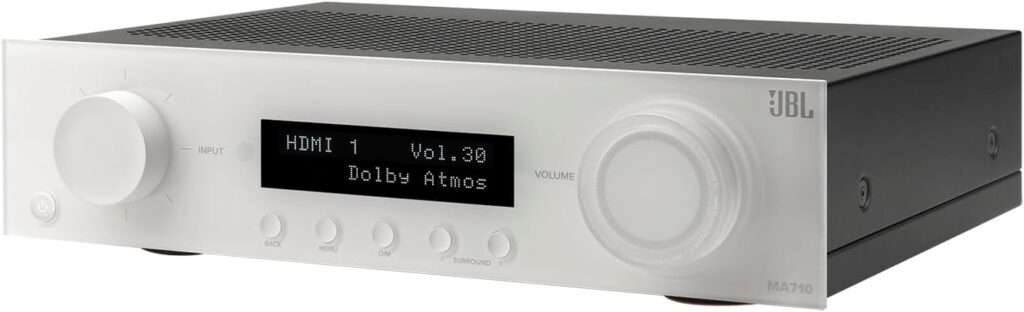 JBL MA710 7.2-Channel 8K AV Receiver (White)