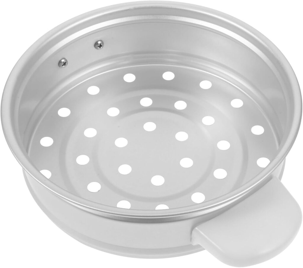 Rice Cooker Steamer Basket 2L Replacement Accessory for Electric Rice Cooker 10.6 Inch Aluminum Steamer Insert for Home Kitchen Cooking