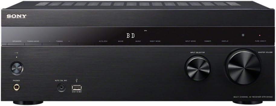 Sony STR-DH540 5.2 Channel 4K AV Receiver 725 Watt Receiver (Black) (Renewed)