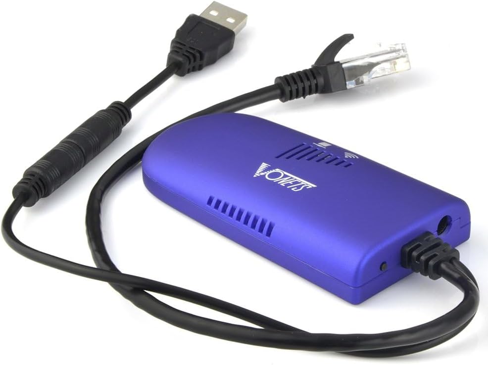 VONETS VAP11G-300 WiFi Bridge 2.4GHz WiFi to Ethernet Convert/WiFi Repeater/Point to Point with RJ45 Male DC/USB Powered for PLC IP Camera Printer Medical Devices Network Devices