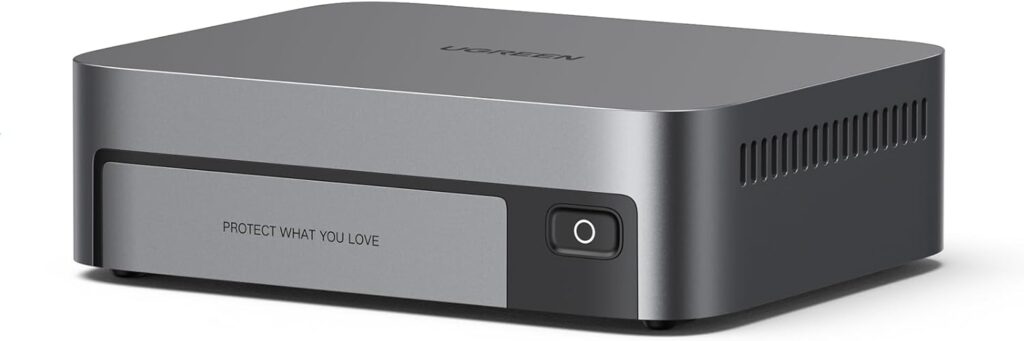 UGREEN NASync DXP480T Plus 4 Bay All-Flash SSD NAS, Intel i5 1235u 10-Core CPU, 8GB DDR5 RAM, 128G SSD, 10GbE Port, Wi-Fi 6, 4X M.2 NVMe Slots, 8K HDMI, 2X TBT4, Network Attached Storage (Diskless)