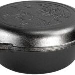 Lodge Cast Iron Wanderlust Series, Cabin Combo Cooker, 3.2 Quart​ Black