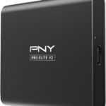 PNY Pro Elite V2 1TB USB 3.2 Gen 2×1 Type-C Portable Solid State Drive (SSD) – (PSD0CS2160-1TB-RB)